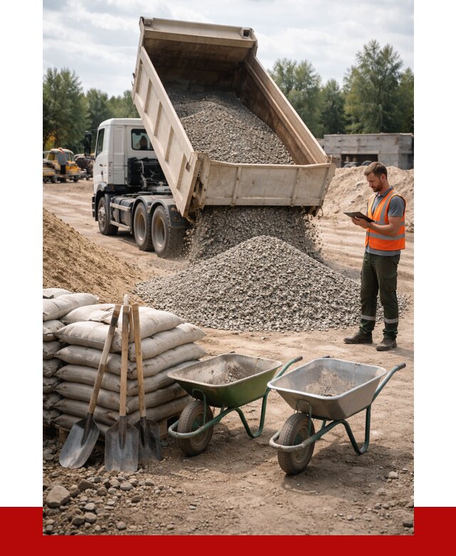 Доставка нерудных материалов в Кирове от 1243 руб. | ПРОНЕРУДКри