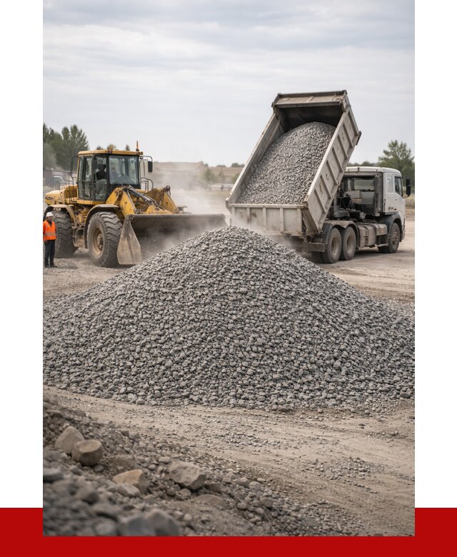 Купить щебень с доставкой в Кирове от 2591 руб. | ПРОНЕРУДКри