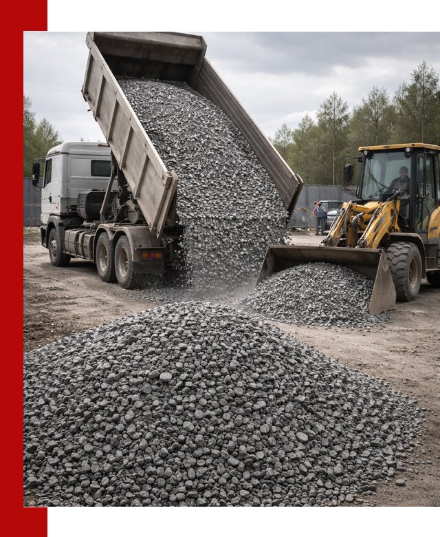Доставка и продажа щебня гранитного в Кирове