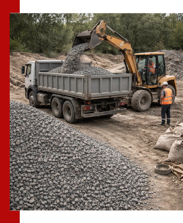 Доставка гравийного щебня в Кирове оптом и в розницу
