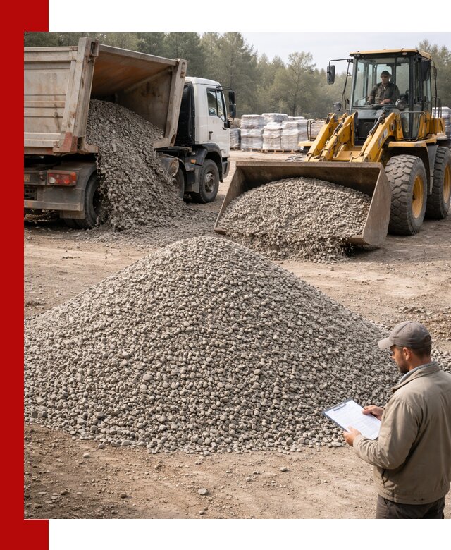 Гравийный щебень фракция 5–10 с доставкой в Кирове