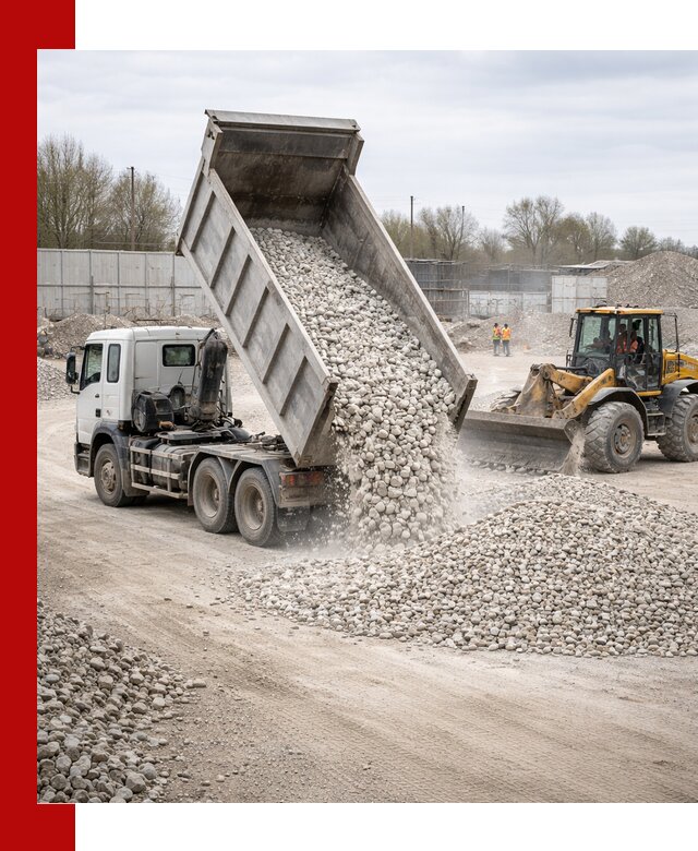 Доставка и продажа известнякового щебня в Кирове