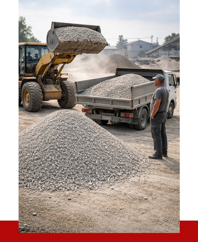 Известняковый щебень фр. 0-5 в Кирове от 4352 р. | ПРОНЕРУДКри