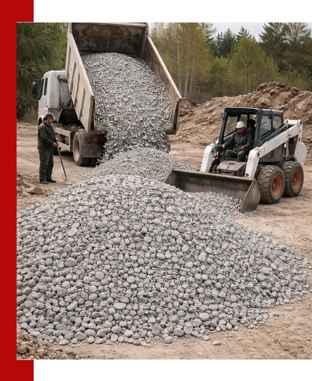 Доставка доломитового щебня в Кирове напрямую от карьера
