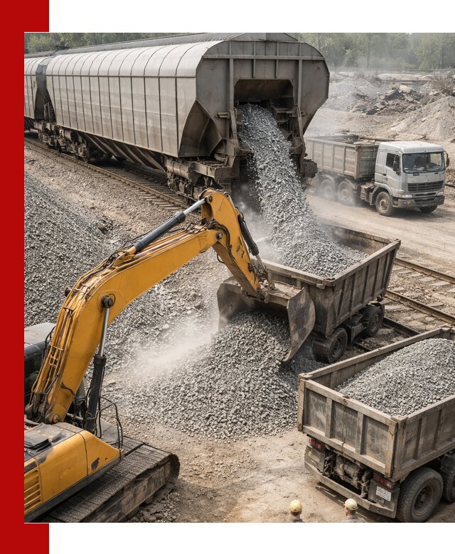 Доставка железнодорожного щебня в Кирове крупными партиями быстрого отгруза