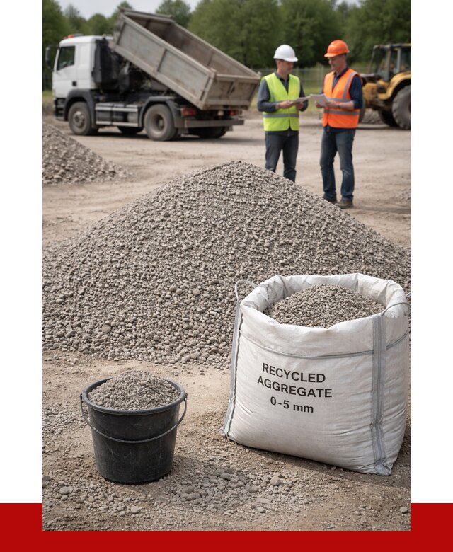 Вторичный щебень фракция 0-5 в Кирове от 1658 р. ПРОНЕРУДКри