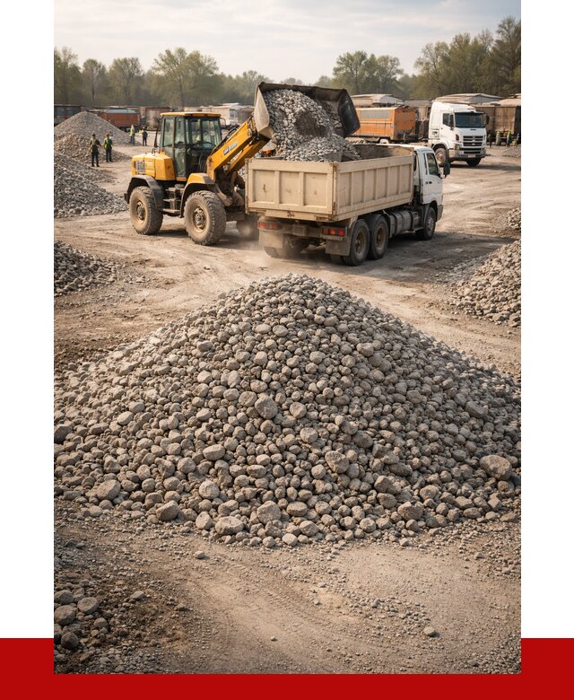 Вторичный щебень фракция 40-70 в Кирове от 1803 р, ПРОНЕРУДКри