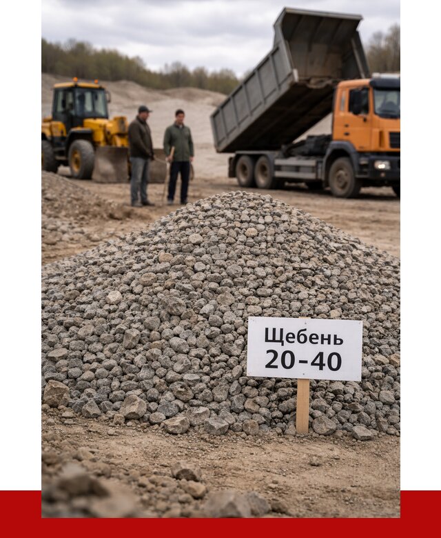 Бетонный щебень фракция 20-40 в Кирове от 2539 р. | ПРОНЕРУДКри