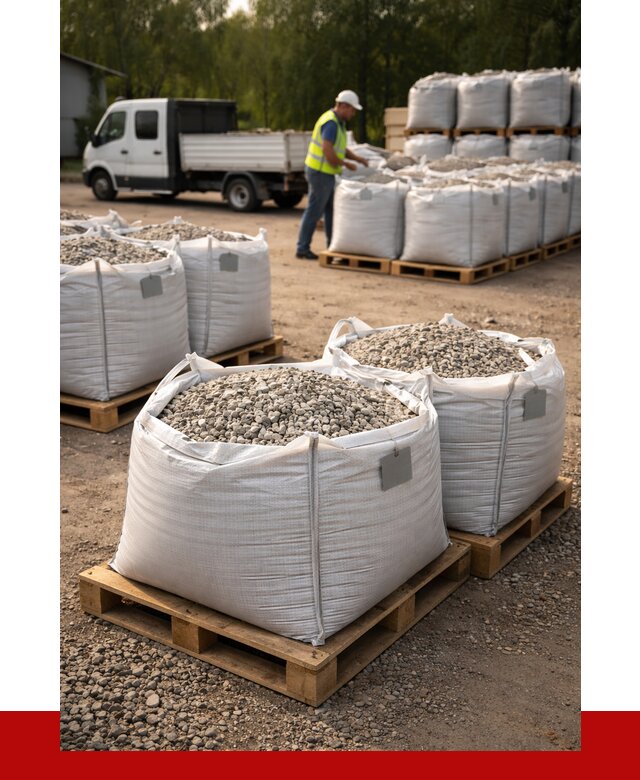 Щебень в мешках с доставкой в Кирове от 4352 р. | ПРОНЕРУДКри