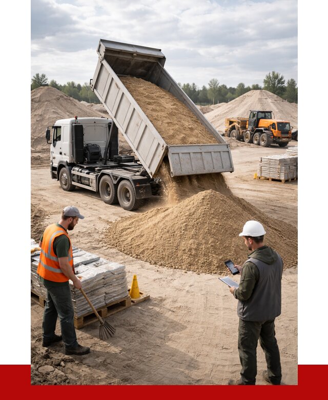 Карьерный песок с доставкой в Кирове от 3730 р. ПРОНЕРУДКри