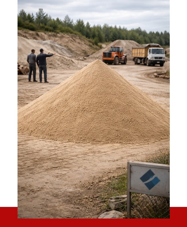 Карьерный песок навалом в Кирове от 1865 р. | ПРОНЕРУДКри