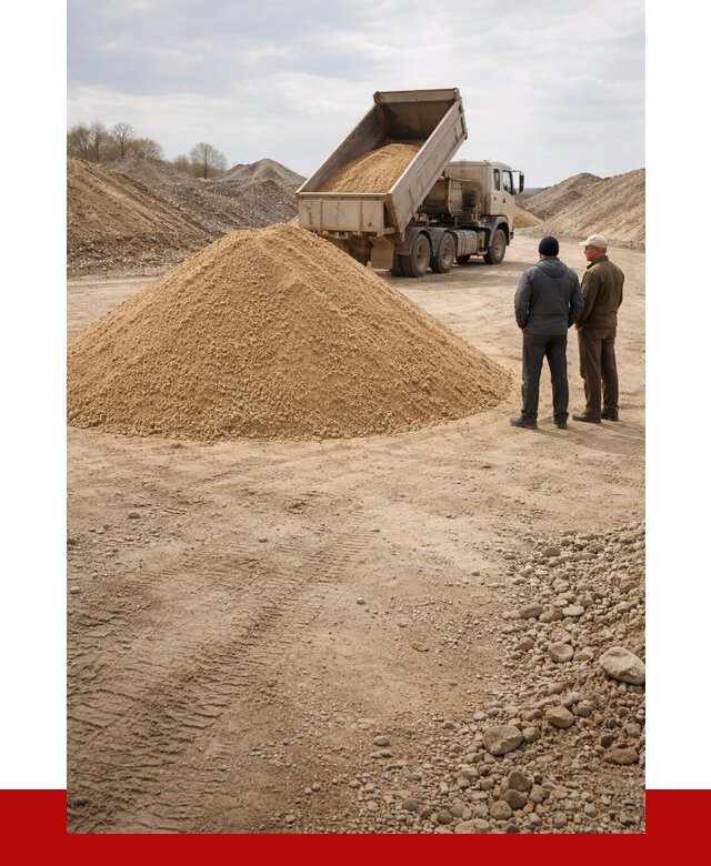 Карьерный песок крупнозернистый в Кирове от 8808 р | ПРОНЕРУДКри