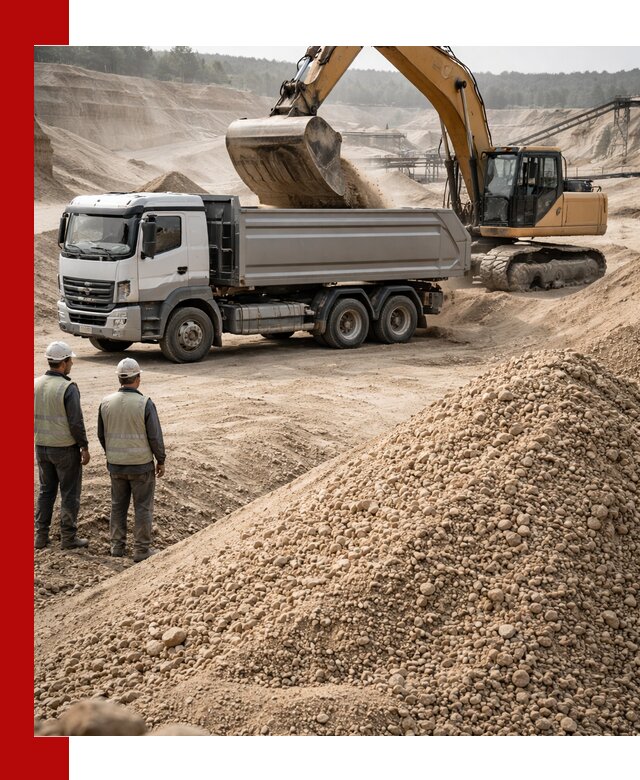 Карьерный крупнозернистый песок с доставкой в Кирове