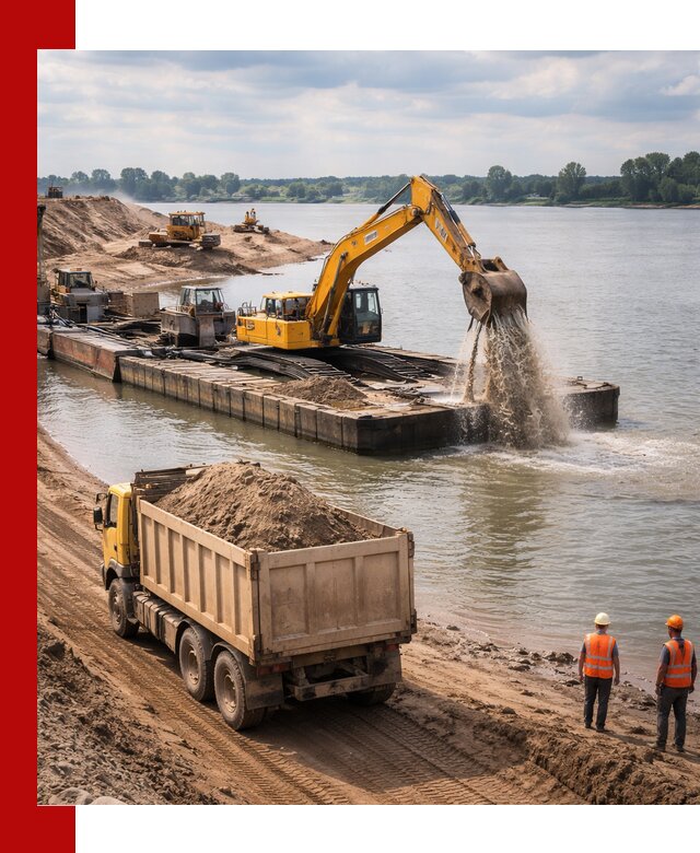 Намывной песок с доставкой в Кирове оптом и в розницу