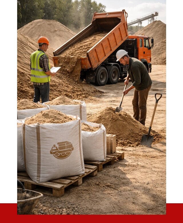 Строительный песок в Кирове от 2280 р. с доставкой, ПРОНЕРУДКри