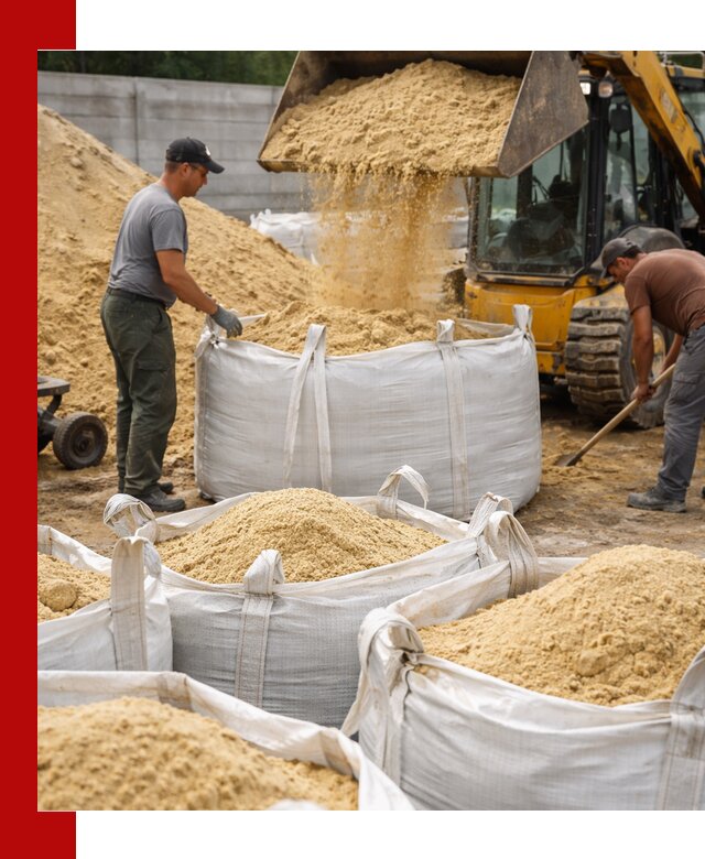 Поставка качественного песка для кладки в Кирове