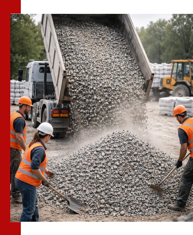 Доставка гравия и камня в Кирове оптом и в розницу