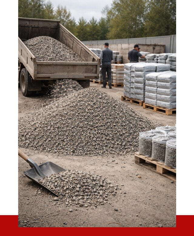 Гравий фракция 5-20 в Кирове купить от 2383 р. ПРОНЕРУДКри