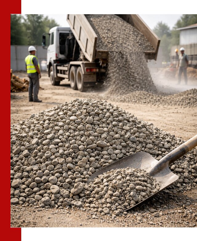 Доставка гравия фракции 20-40 в Кирове с самосвалами