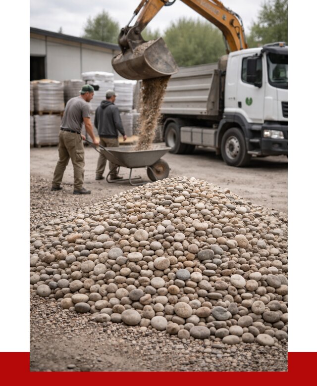 Галька декоративная в Кирове от 3316 р. за куб | ПРОНЕРУДКри