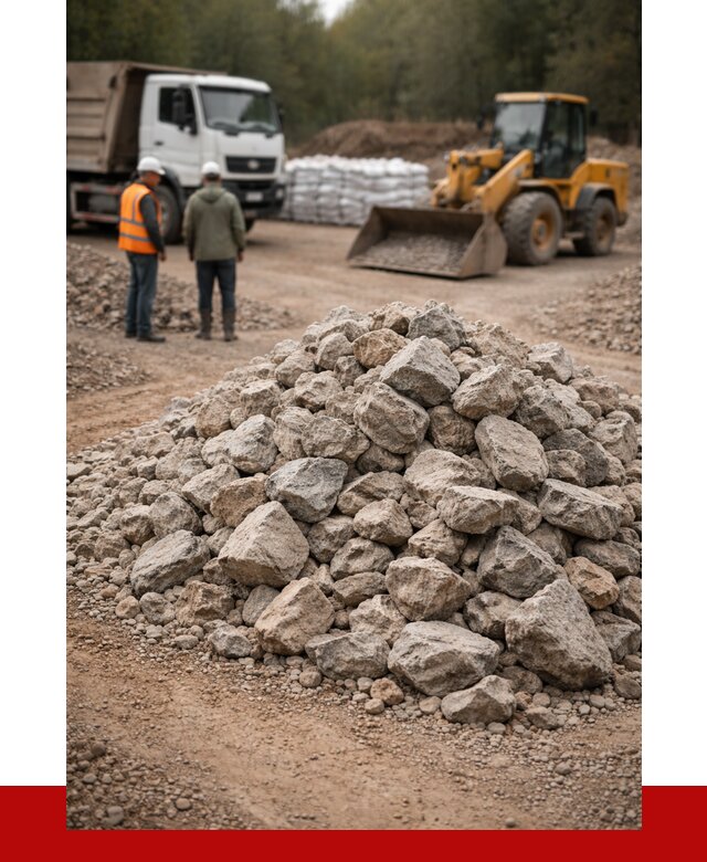 Купить бутовый камень с доставкой в Кирове от 2383 р. | ПРОНЕРУДКри