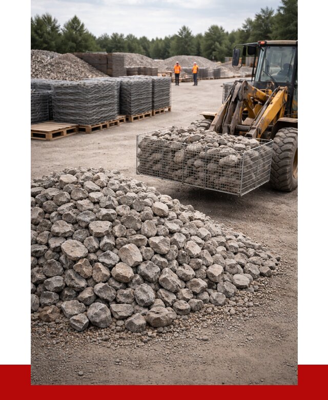 Камень для габионов фракция 70-150 в Кирове от 4352 р. | ПРОНЕРУДКри