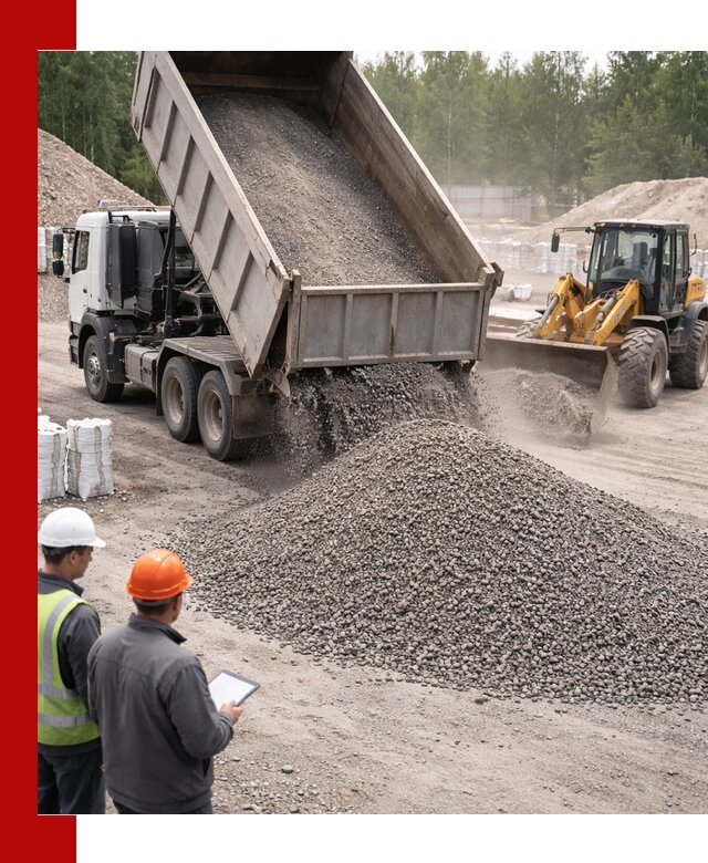 Доставка и продажа гранитного отсева 0-10 в Кирове