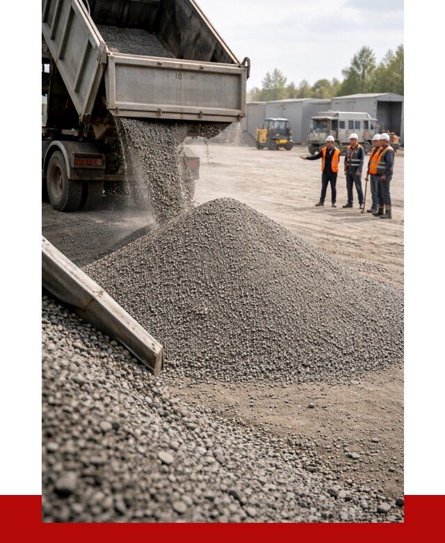 Гравийный отсев 0-5 в Кирове от 1243 р. с доставкой | ПРОНЕРУДКри