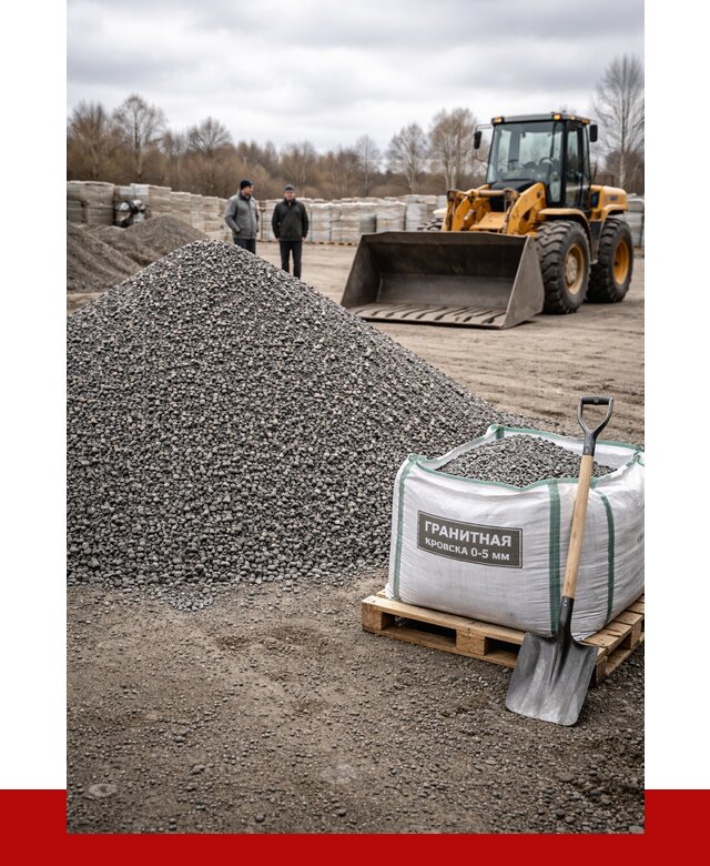 Купить гранитную крошку в Кирове от 4974 р. с доставкой | ПРОНЕРУДКри