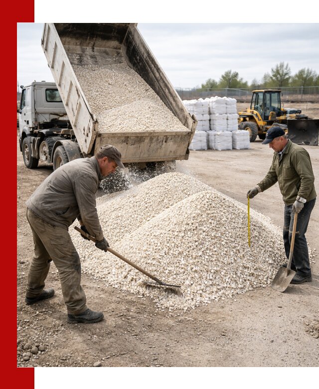Мраморная крошка с доставкой и разгрузкой в Кирове