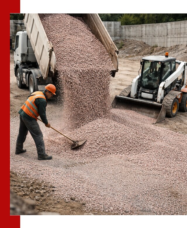 Крошка розовый гранит с доставкой в Кирове от производителя