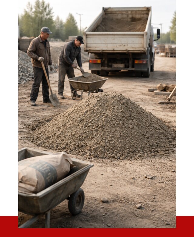 Цементно-песчаная смесь М150 в Кирове от 4870 р. | ПРОНЕРУДКри