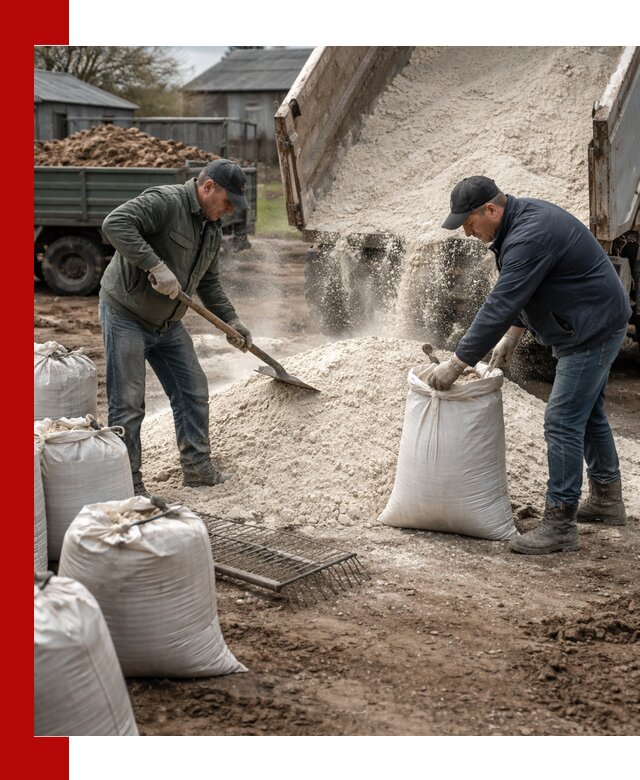 Доставка извести пушонки в Кирове оптом и мелким оптом