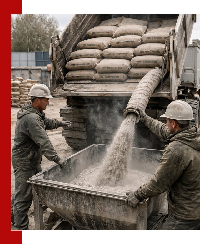 Доставка цемента М400 в Кирове оптом и в розницу