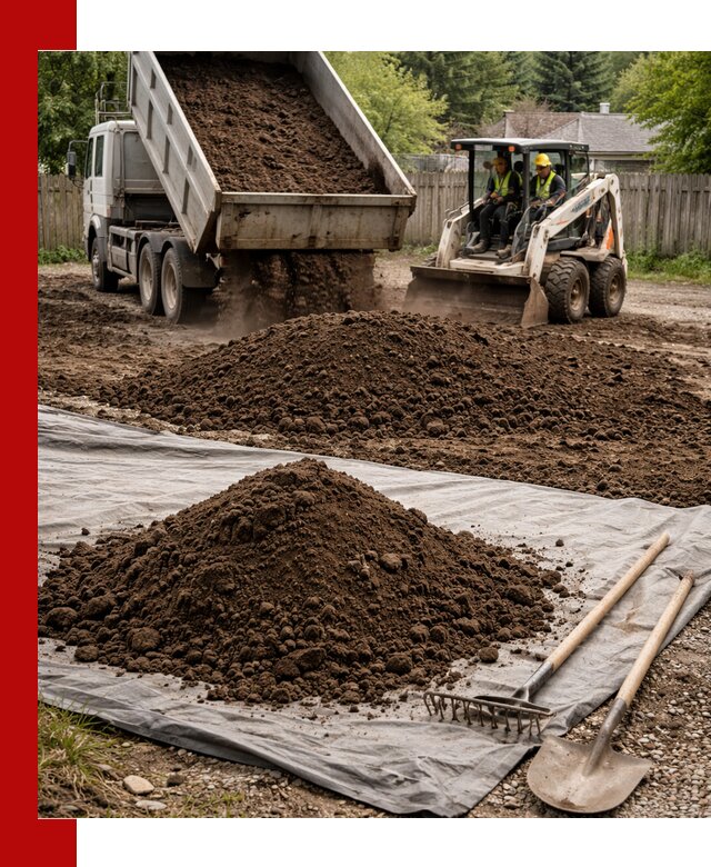 Грунт для отсыпки участка с доставкой в Кирове