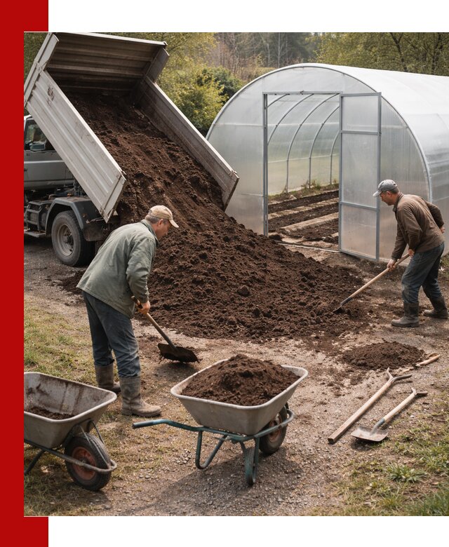 Грунт для теплицы с доставкой в Кирове — плодородный субстрат под растения