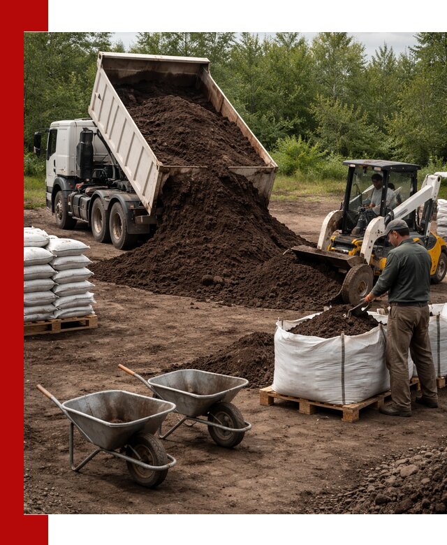 Доставка и продажа торфогрунта в Кирове оптом и в розницу