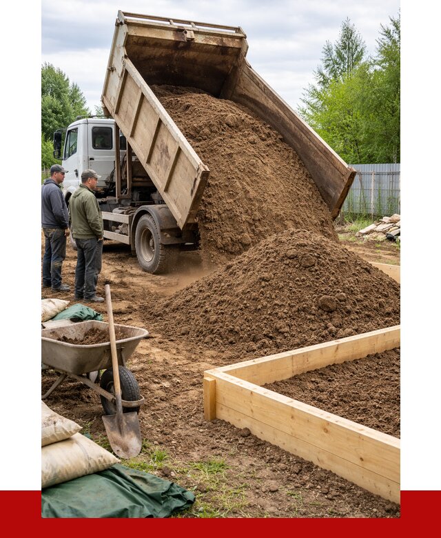 Торфо песчаная смесь в Кирове с доставкой от 1917 р. | ПРОНЕРУДКри