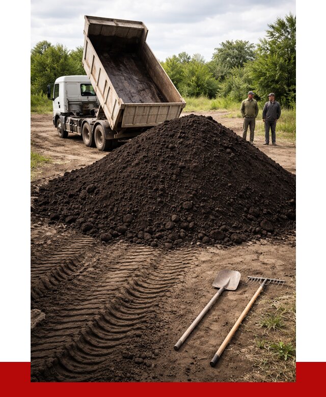 Купить чернозем навалом в Кирове от 1243 р. за куб | ПРОНЕРУДКри