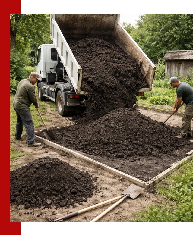 Купить чистый чернозем для огорода с доставкой в Кирове