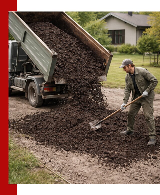 Чернозем для газона с доставкой в Кирове быстро и качественно