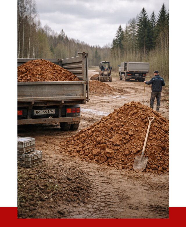 Глина и суглинки в Кирове от 4663 р. за куб | ПРОНЕРУДКри