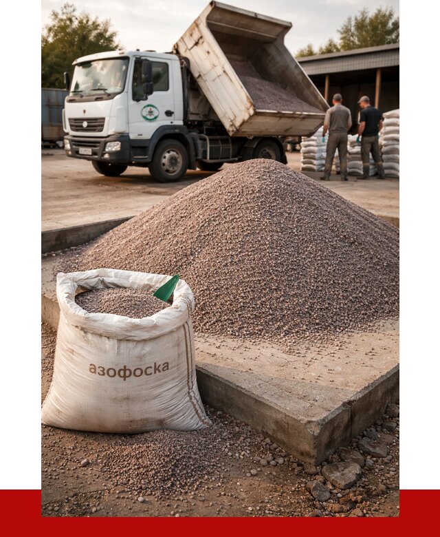 Купить азофоска в Кирове с доставкой от 1243 р. за куб | ПРОНЕРУДКри