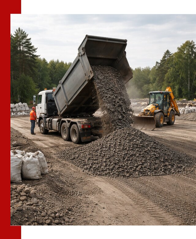 Доставка дробленого асфальта в Кирове для дорожных работ