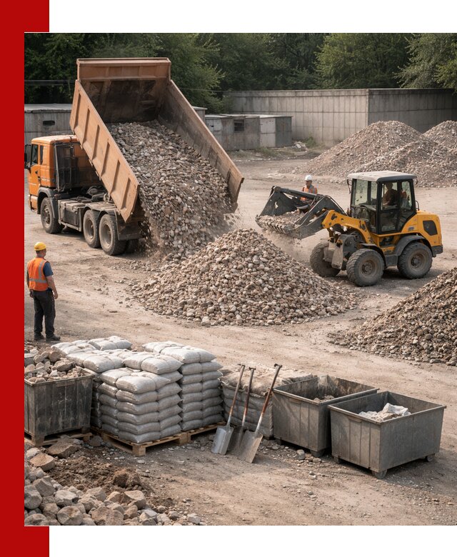 Вторичные материалы для отсыпки в Кирове — поставка и доставка