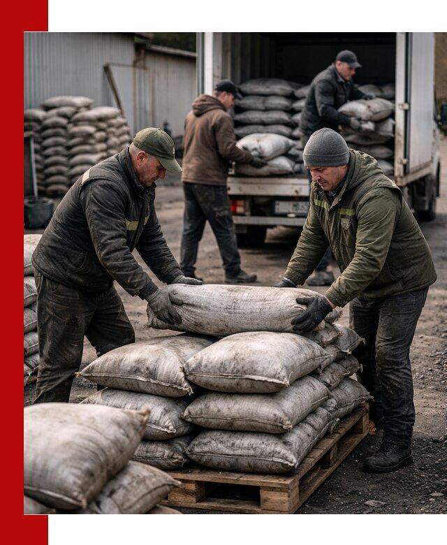 Доставка угля в мешках по выгодным ценам в Кирове