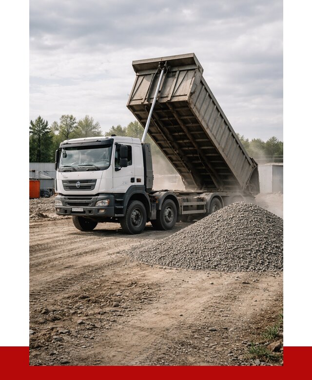 Доставка самосвалом 40 кубов в Кирове от 9326 р. | ПРОНЕРУДКри