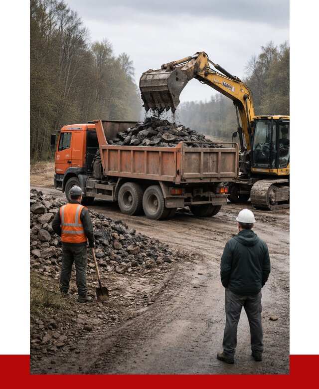 Вывоз асфальта в Кирове от 4663 р. самосвалом ПРОНЕРУДКри