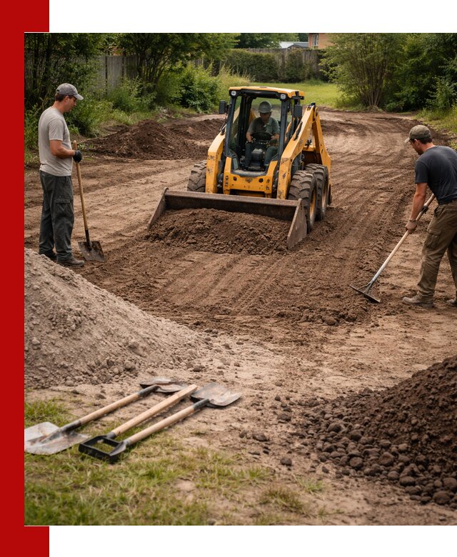Планировка участка грунтом с вывозом и доставкой в Кирове