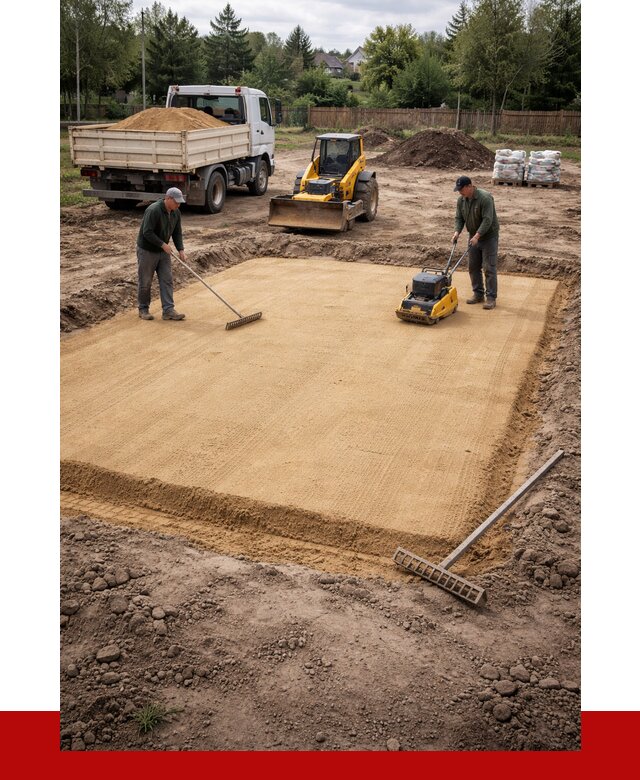 Устройство песчаной подушки в Кирове от 4663 р. ПРОНЕРУДКри